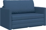 vidaXL Καναπές Κρεβάτι 2 σε 1 Μπλε 124x71x78 cm Ύφασμα