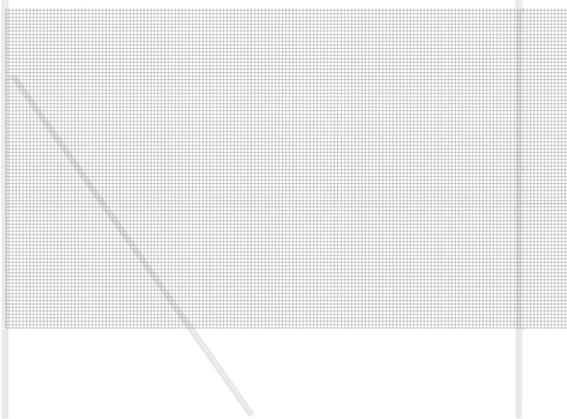vidaXL Φράκτης Συρμάτινος Γκρι 1.5 x 25 m Σίδηρος