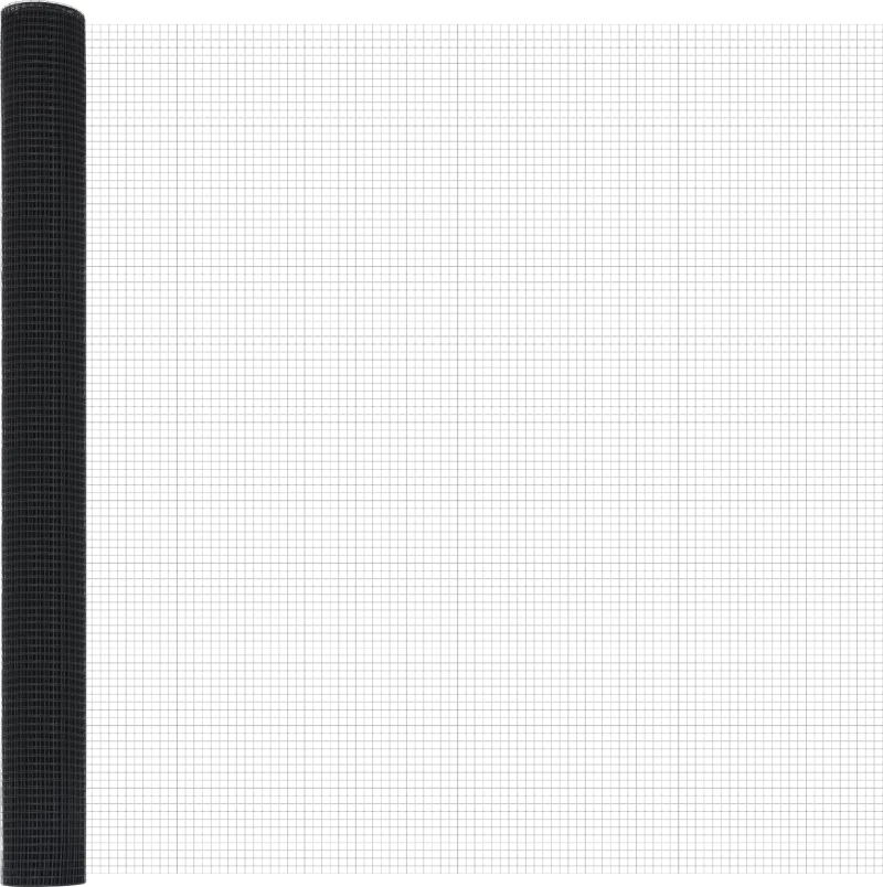 vidaXL Φράκτης Συρμάτινος Γκρι 1.5 x 25 m Σίδηρος