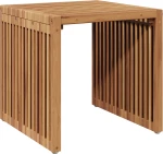 vidaXL Τραπεζάκι Κήπου 45 x 42.5 x 45 εκ. Μασίφ Ξύλο Teak