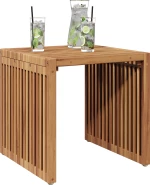 vidaXL Τραπεζάκι Κήπου 45 x 42.5 x 45 εκ. Μασίφ Ξύλο Teak