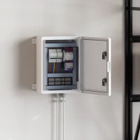 vidaXL Ντουλάπα Ελέγχου IP65 Αδιάβροχη Γκρι 30x16,5x40 cm από ABS Πλαστικό