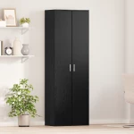 vidaXL Ντουλάπι Μαύρου Δρύος 60x35x180 cm Επεξεργασμένο Ξύλο