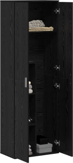 vidaXL Ντουλάπι Μαύρου Δρύος 60x35x180 cm Επεξεργασμένο Ξύλο