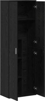 vidaXL Ντουλάπι Μαύρου Δρύος 60x35x180 cm Επεξεργασμένο Ξύλο