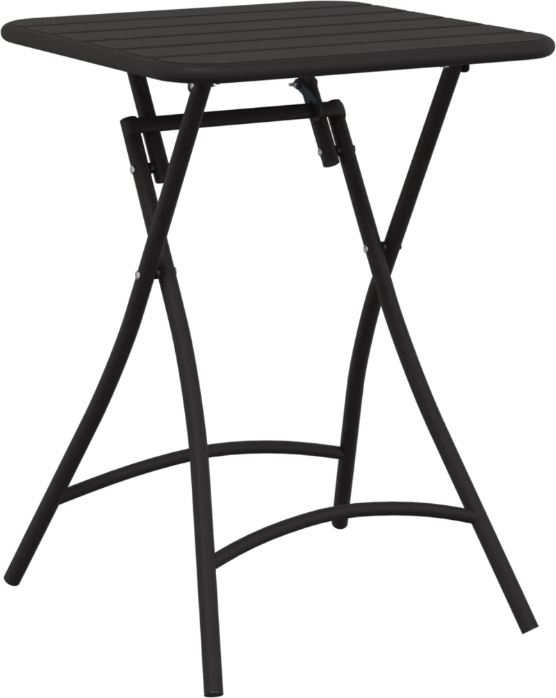 vidaXL Πτυσσόμενο Τραπέζι Κήπου - Ανθρακί - 55x55x73 εκ. - Ατσάλι