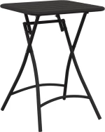 vidaXL Πτυσσόμενο Τραπέζι Κήπου - Ανθρακί - 55x55x73 εκ. - Ατσάλι