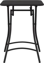 vidaXL Πτυσσόμενο Τραπέζι Κήπου - Ανθρακί - 55x55x73 εκ. - Ατσάλι