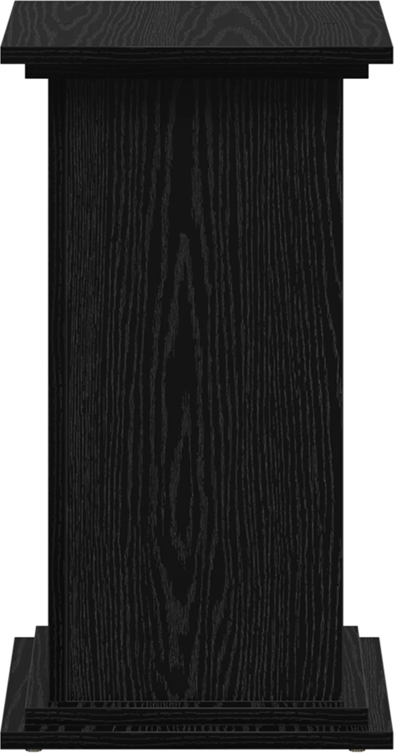 vidaXL Βάση Φυτών Μαύρης Δρυός 33x33x60 εκ. Φτιαγμένο από Ξύλο