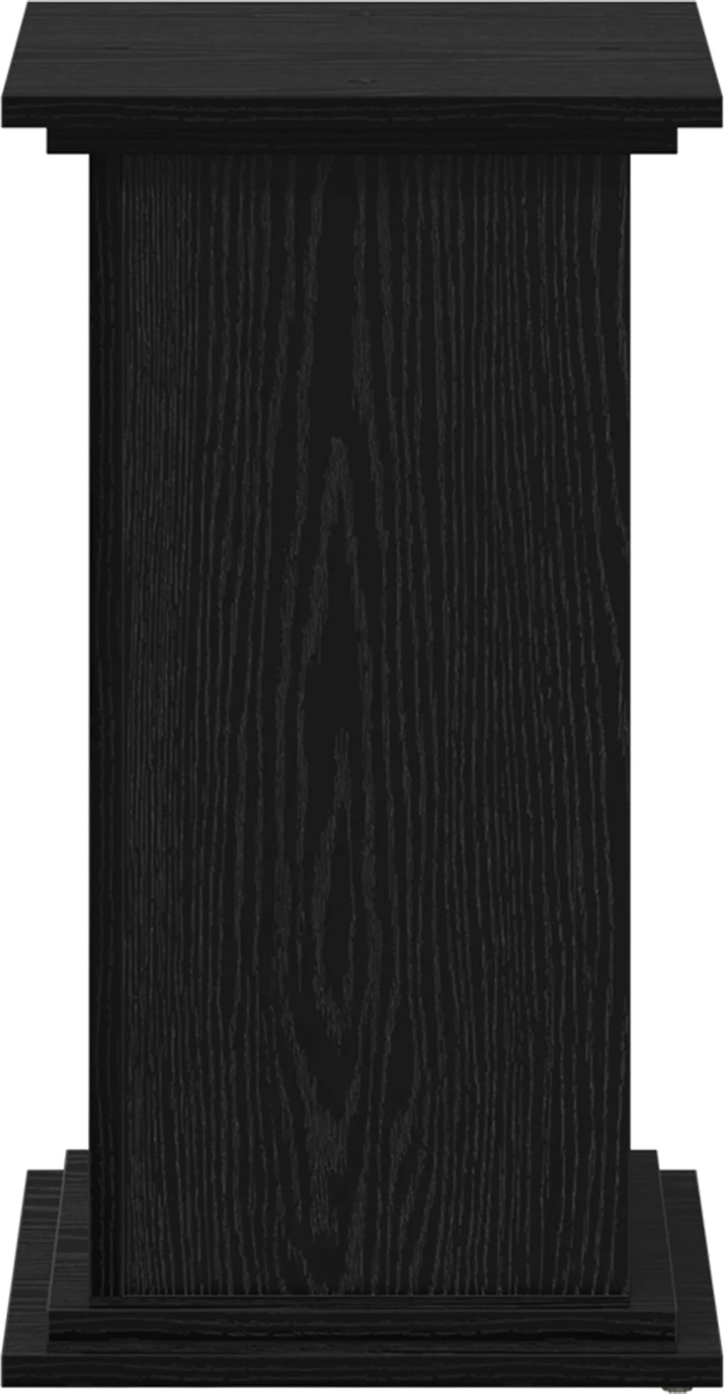 vidaXL Βάση Φυτών Μαύρης Δρυός 33x33x60 εκ. Φτιαγμένο από Ξύλο