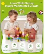 VEVOR Magnetic Blocks 100 PCS Magnet Blocks Set STEM Montessori Sensory Toys