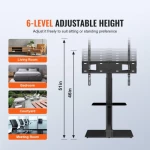 VEVOR TV Stand Mount Swivel Universal TV Stand for 32-65 in TVs Adjustable Height