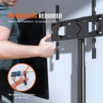 VEVOR TV Stand Mount Swivel Universal TV Stand for 32-65 in TVs Adjustable Height