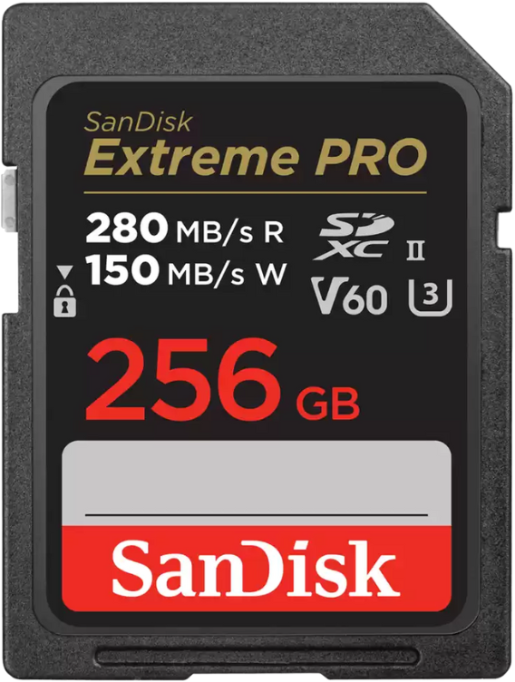 SanDisk Extreme PRO 256GB SDXC UHS-II + 2 years RescuePRO Deluxe