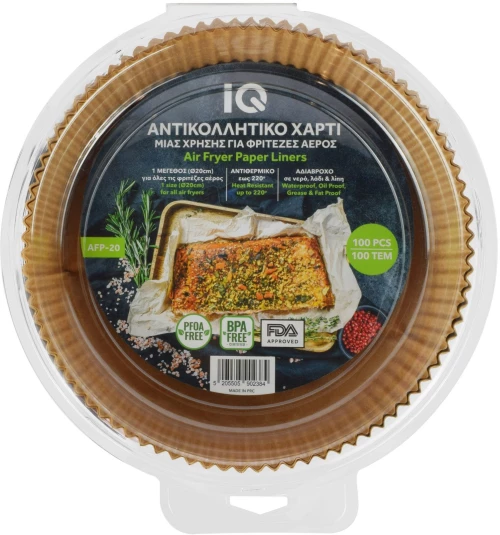 Iq Αντικολλητικό Χαρτί 20cm 100τμχ Afp-20