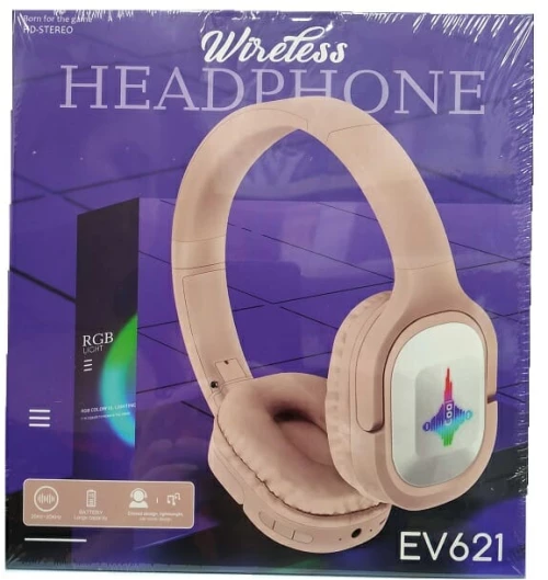Ασύρματα ακουστικά - Headphones - EV-621 - 806211 - Pink