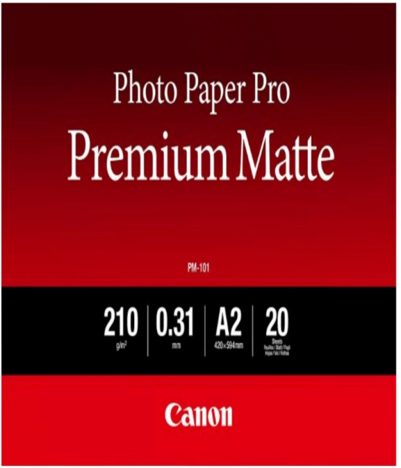 Canon Φωτογραφικό Χαρτί Premium Matte A2 (8657B017) (CAN-PM101A2)