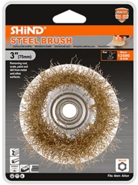 Shind Συρματοβουρτσα Γων.τροχου Φ75mm (SHI-94928) (SHI94928)