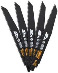 Dewalt DT2307L Λάμα Σπαθόσεγας για Ξύλο Σετ 5 τεμ  228x4.2x6