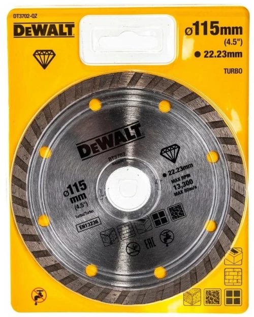 DT3702 Διαμαντόδισκος 115x22.2mm DEWALT