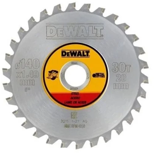 Dewalt DT1923 Δίσκος Μετάλλου 140 X 20 X 30T