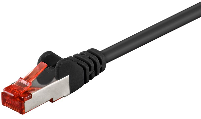 GOOBAY καλώδιο δικτύου 68700, CAT 6 S/FTP, copper, 250MHz, 5m, μαύρο