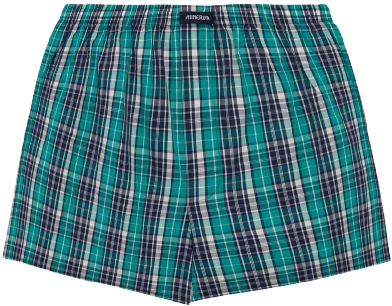 Κλασικό Ανδρικό Εσώρουχο Boxer με Κουμπί Minerva 2 Pack 23074-66