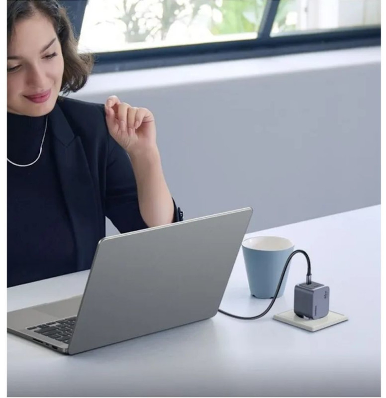 UGREEN Φορτιστής Χωρίς Καλώδιο GaN με 2 Θύρες USB-C Nexode Pro 45W Dual USB-C GaN Fast Charger EU gray