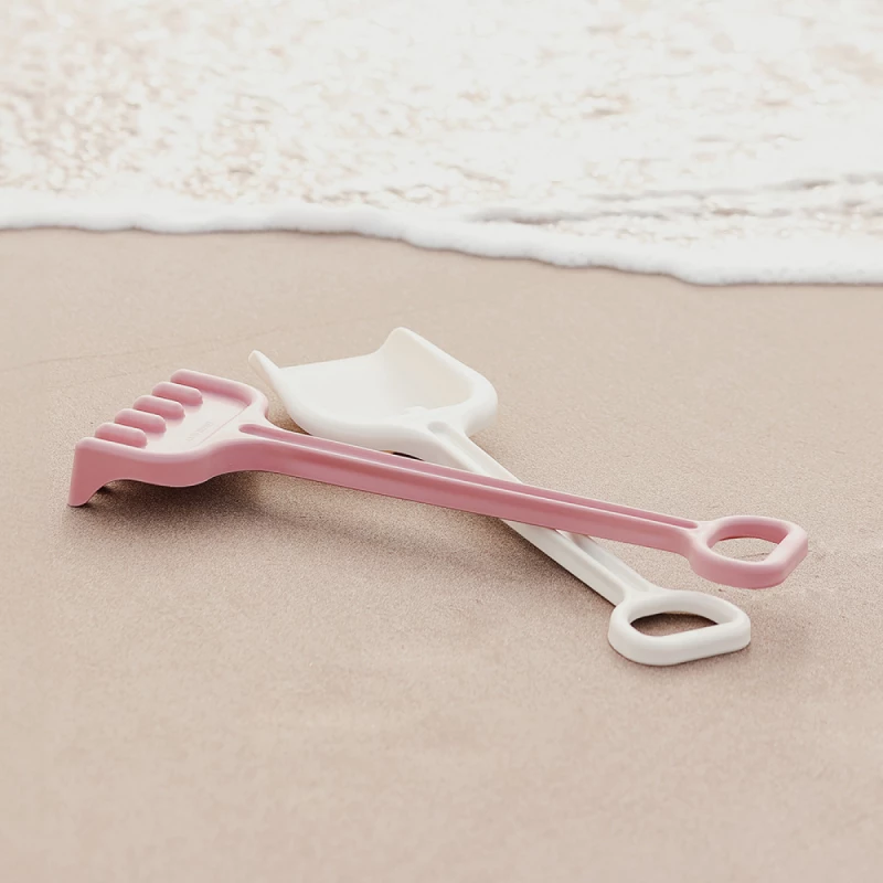 Miniland Σετ Φτυάρι / Τσουγκράνα Παραλίας Eco Super Spade & Rake Set Warm