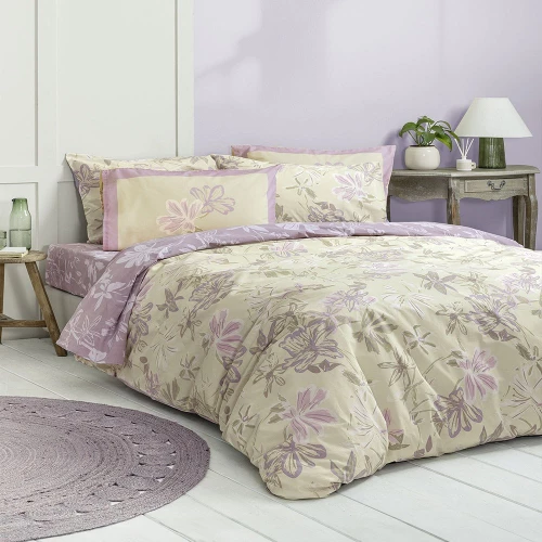 Σεντόνια Tiare Με Λάστιχο (Σετ 3τμχ) Multi Nima Μονό 100x232cm 100% Βαμβάκι