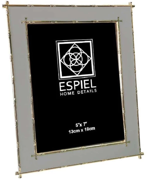 Κορνίζα FAM764 20x25cm Grey-Gold Espiel Αλουμίνιο