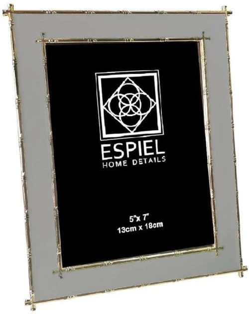 Κορνίζα FAM763 13x18cm Grey-Gold Espiel Αλουμίνιο