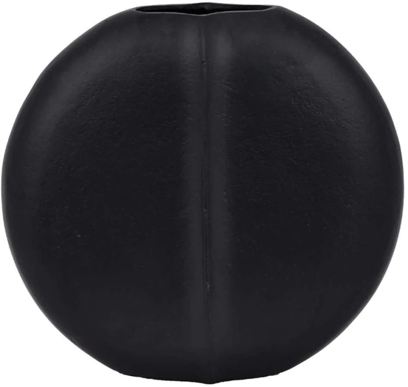 Βάζο Sominot 421129 23x6,5x21,5cm Black Eglo Αλουμίνιο