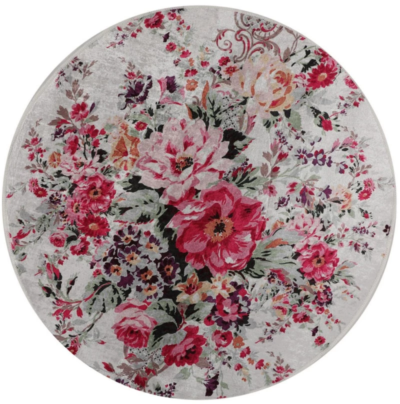 Χαλί Rosalinda 882CHL1906 Grey-Multi Conceptum Hypnose 140X140cm Round