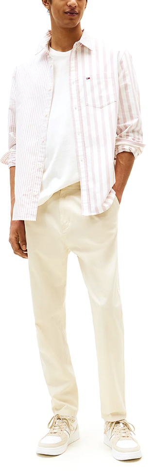 TOMMY HILFIGER TOMMY JEANS ISAAC LIGHT COTTON TAPERED FIT L.34 PANTS MEN ΜΠΕΖ (DM0DM21705-ACH34)