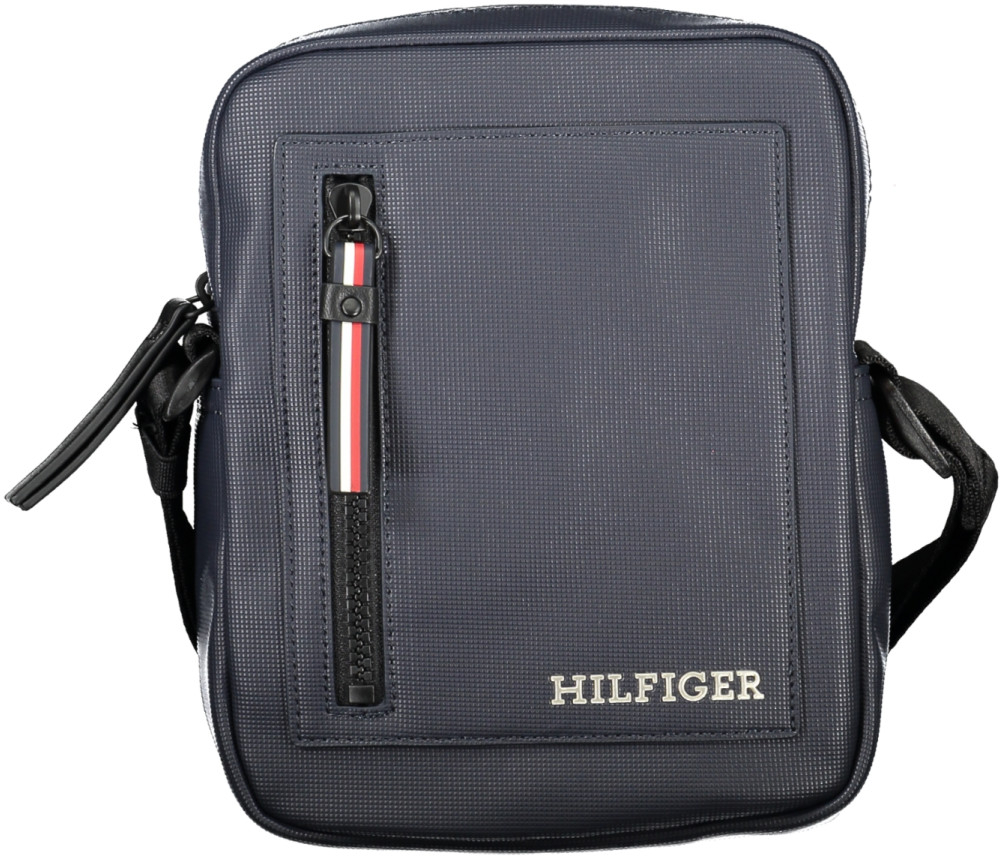 Tommy Hilfiger Τσαντάκι Th Pique Mini Reporter  AM0AM11794_BLDW6 ΜΠΛΕ