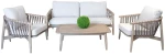 Alicante 2 Σαλόνι κήπου acacia wood set 4 CP