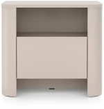 Κομοδίνο Bari Λευκό Kazmir 52x58x39cm