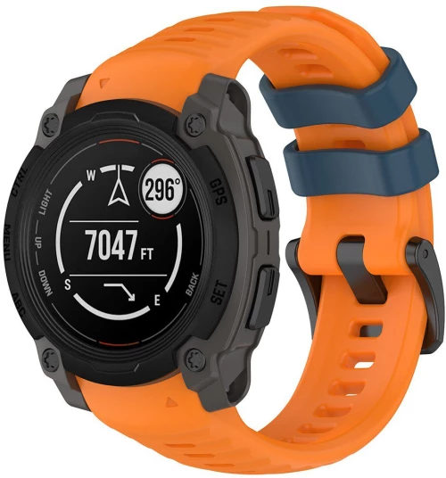 Techsuit® Watchband 22mm Garmin Instinct E 45mm - Orange