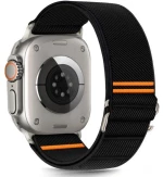 Tech-Protect® Λουράκι Υφασμάτινο για Apple Watch 44/45/49mm- Μαύρο