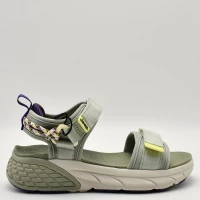 Πλατφόρμες Γυναικείες Jeep JL51580A-105 Groove Sandal σε ύφασμα φυστικί χρώμα