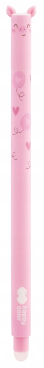 Στυλό Erase 0,5mm Happy Color Cute Animals Γουρούνι Ροζ