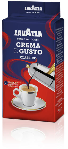 Lavazza Caffe Espresso Αλεσμένος Crema e Gusto Classico 250gr
