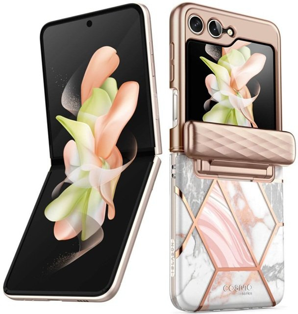 Θήκη Samsung Galaxy Z Flip5 Supcase i-Blason Cosmo Ανθεκτική - Marble Pink (843439124011)