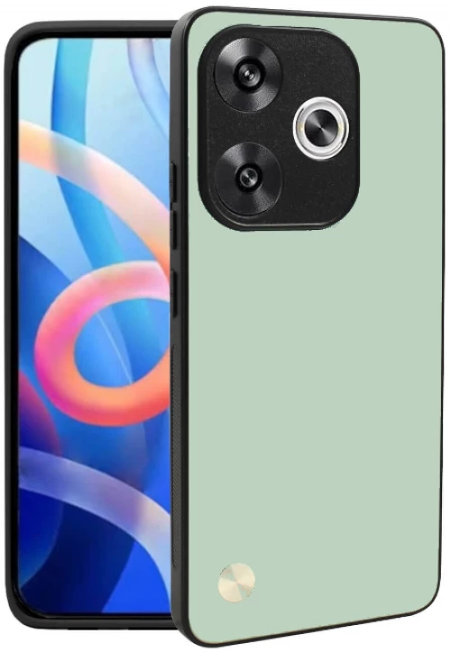 Θήκη Xiaomi Poco F6 Bodycell Vegan Cover Σκληρή - Light Green (5206015078279)