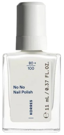 Korres No No Nail Polish 01 Pure White 11 Ml