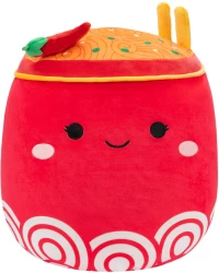SQUISHMALLOWS FLIPMALLOWS ΛΟΥΤΡΙΝΟ 13 εκ. - W3 ODION & ILLIA, NOODLES-CHILI SAUCE (#JWSQ0128-C)