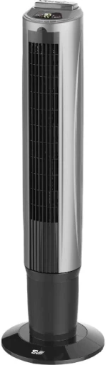 Επιδαπέδιος ανεμιστήρας 40W Bladeless 92εκ. με Τηλεχειριστήριο Ασημί H06