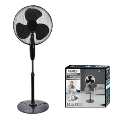 Hoomei Επιδαπέδιος Ανεμιστήρας 45W με Διάμετρο 40cm και Ορθοστάτη HM-8668B