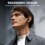 Tech-Protect Ultraboost In-ear Handsfree Ακουστικά με Βύσμα USB-C - Μαύρο
